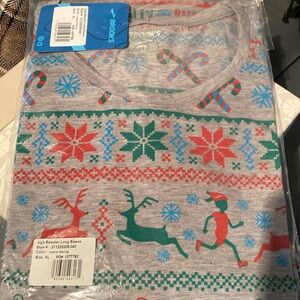 Brooks Ugly Sweater Long Sleeve Running Tee! XL *NWT